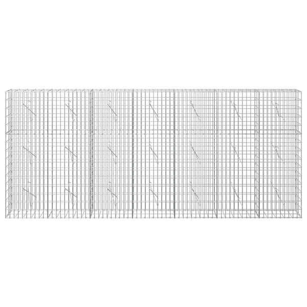 Gabion 3,5 mm Langasta ja 5x10 cm Verkkosta 350x10x150 cm