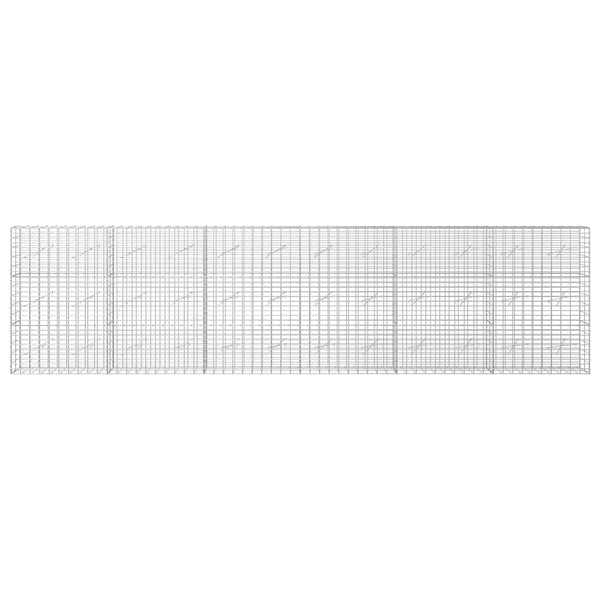 Gabion 3,5 mm Langasta ja 5x10 cm Verkkosta 600x10x150 cm