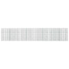 Gabion 3,5 mm Langasta ja 5x10 cm Verkkosta 800x10x150 cm