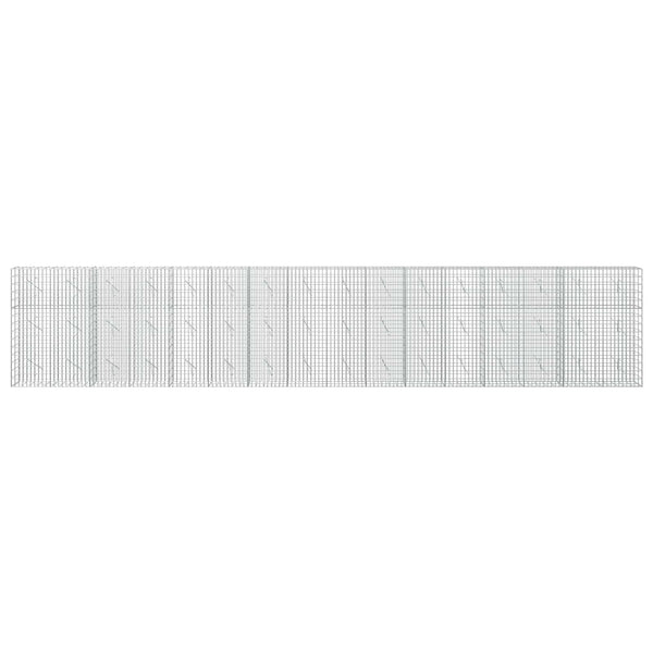 Gabion 3,5 mm Langasta ja 5x10 cm Verkkosta 800x10x150 cm