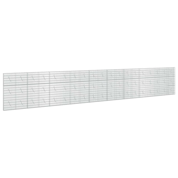 Gabion 3,5 mm Langasta ja 5x10 cm Verkkosta 950x10x150 cm