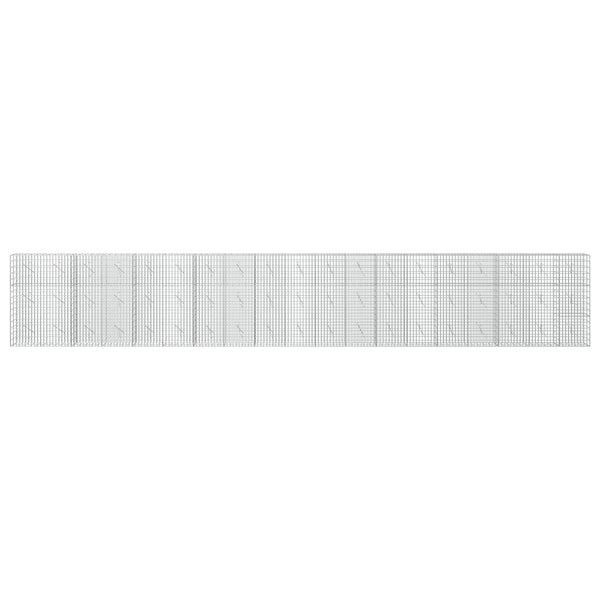 Gabion 3,5 mm Langasta ja 5x10 cm Verkkosta 950x10x150 cm