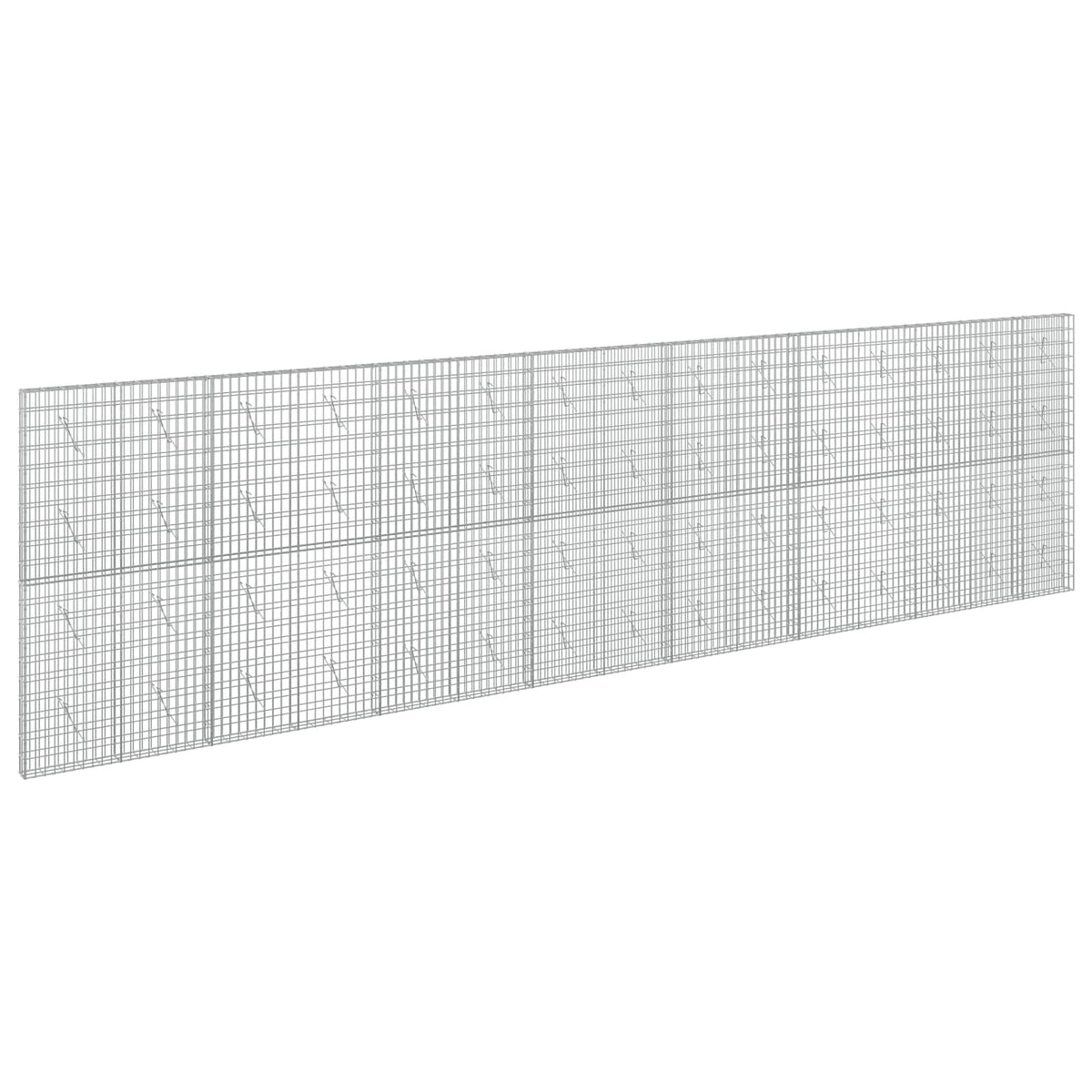 Gabion 3,5 mm Langasta ja 5x10 cm Verkkosta 750x10x200 cm