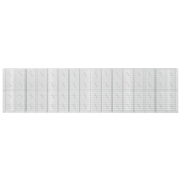 Gabion 3,5 mm Langasta ja 5x10 cm Verkkosta 800x10x200 cm