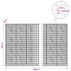 Gabion 3,5 mm Langasta ja 5x10 cm Verkkosta 800x10x200 cm