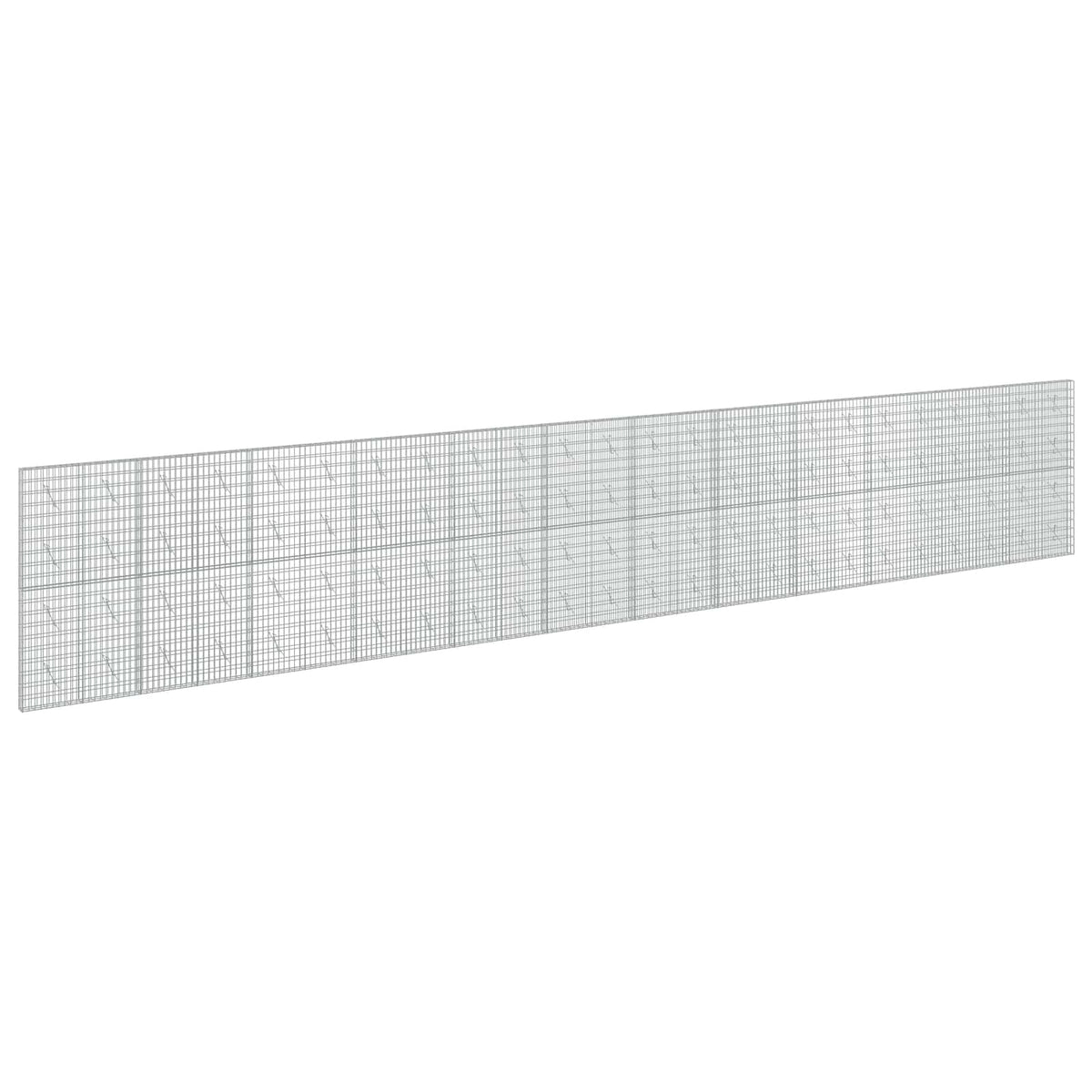 Gabion 3,5 mm Langasta ja 5x10 cm Verkkosta 1200x10x200 cm