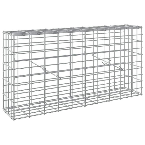 Gabion 3,5 mm Langasta ja 5x10 cm Verkkosta 100x20x50 cm