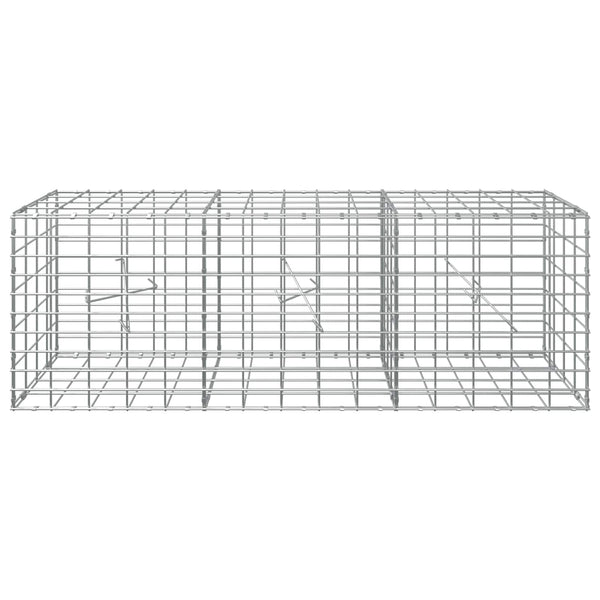 Gabion 3,5 mm Langasta ja 5x10 cm Verkkosta 150x20x50 cm
