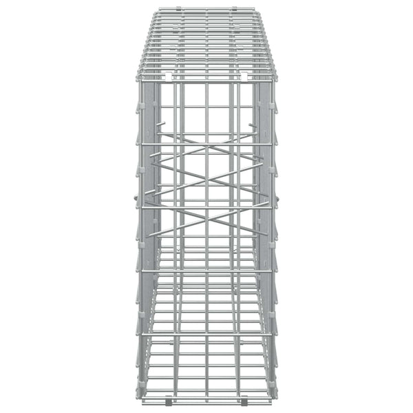 Gabion 3,5 mm Langasta ja 5x10 cm Verkkosta 150x20x50 cm