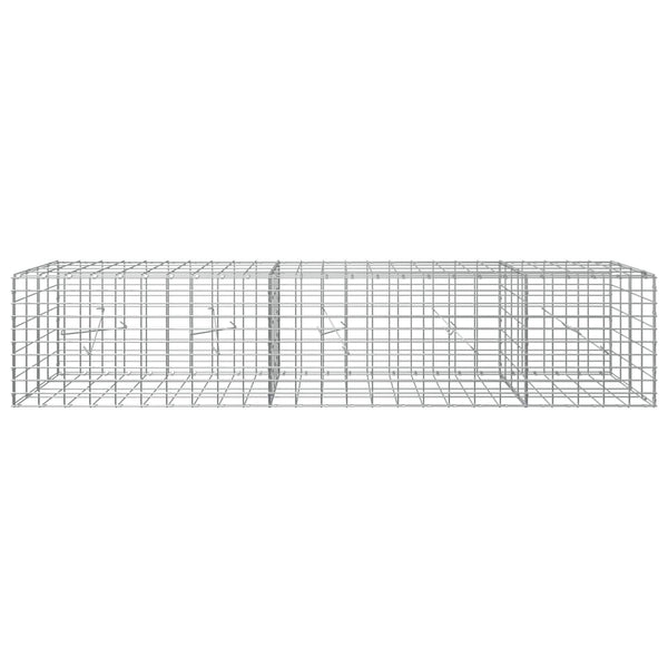 Gabion 3,5 mm Langasta ja 5x10 cm Verkkosta 250x20x50 cm