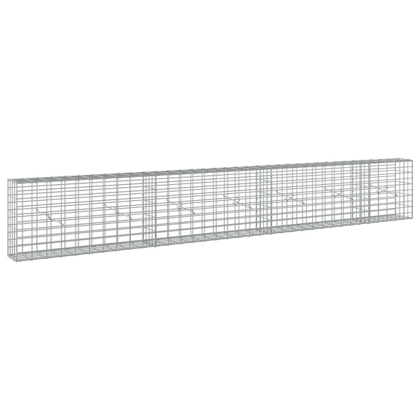 Gabion 3,5 mm Langasta ja 5x10 cm Verkkosta 350x20x50 cm