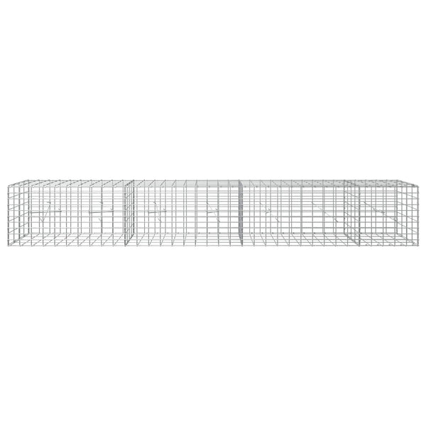Gabion 3,5 mm Langasta ja 5x10 cm Verkkosta 350x20x50 cm