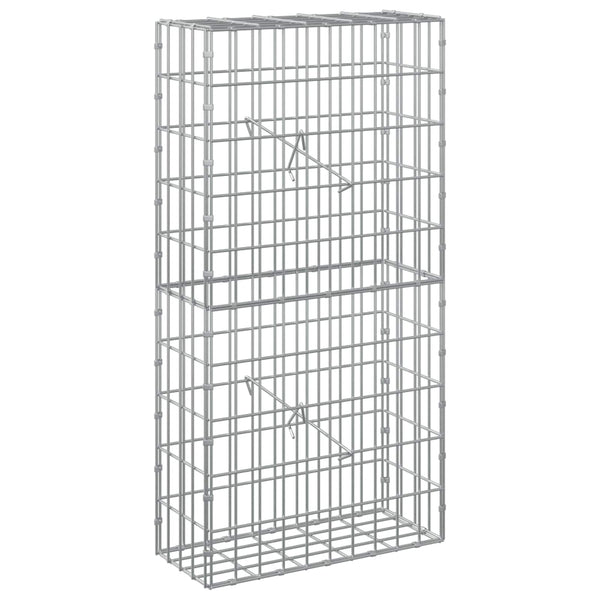 Gabion 3,5 mm Langasta ja 5x10 cm Verkkosta 50x20x100 cm
