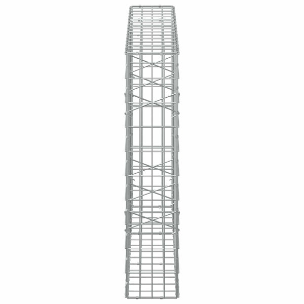 Gabion 3,5 mm Langasta ja 5x10 cm Verkkosta 150x20x100 cm