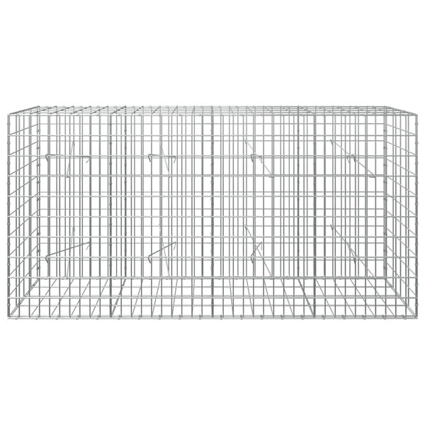 Gabion 3,5 mm Langasta ja 5x10 cm Verkkosta 200x20x100 cm