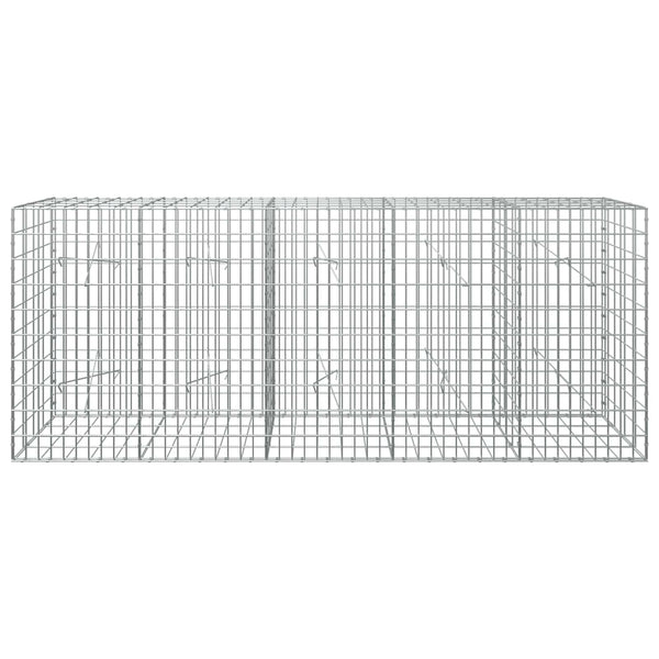Gabion 3,5 mm Langasta ja 5x10 cm Verkkosta 250x20x100 cm