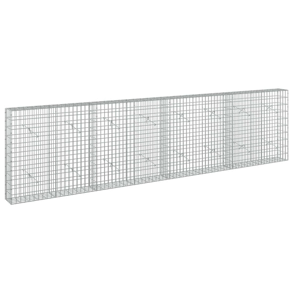 Gabion 3,5 mm Langasta ja 5x10 cm Verkkosta 400x20x100 cm