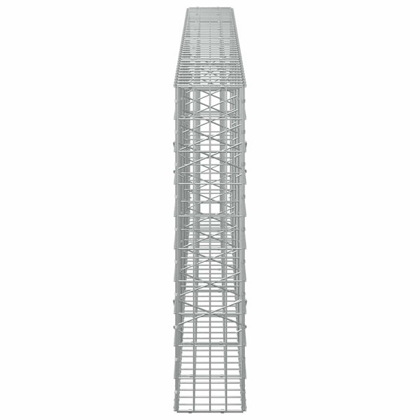 Gabion 3,5 mm Langasta ja 5x10 cm Verkkosta 400x20x100 cm