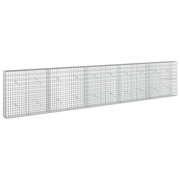 Gabion 3,5 mm Langasta ja 5x10 cm Verkkosta 500x20x100 cm