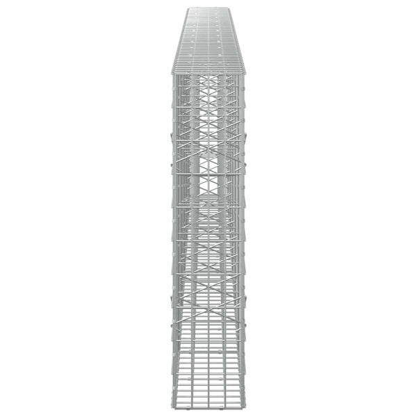 Gabion 3,5 mm Langasta ja 5x10 cm Verkkosta 600x20x100 cm