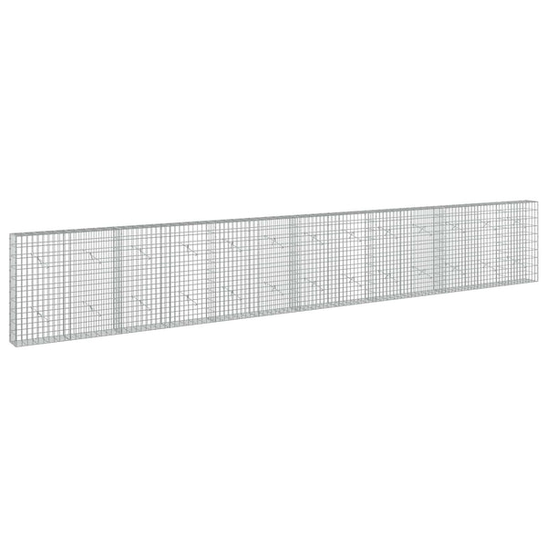 Gabion 3,5 mm Langasta ja 5x10 cm Verkkosta 650x20x100 cm