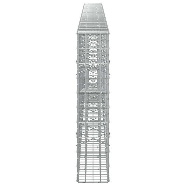 Gabion 3,5 mm Langasta ja 5x10 cm Verkkosta 650x20x100 cm