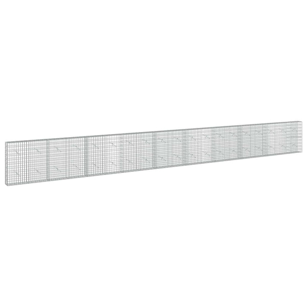 Gabion 3,5 mm Langasta ja 5x10 cm Verkkosta 950x20x100 cm