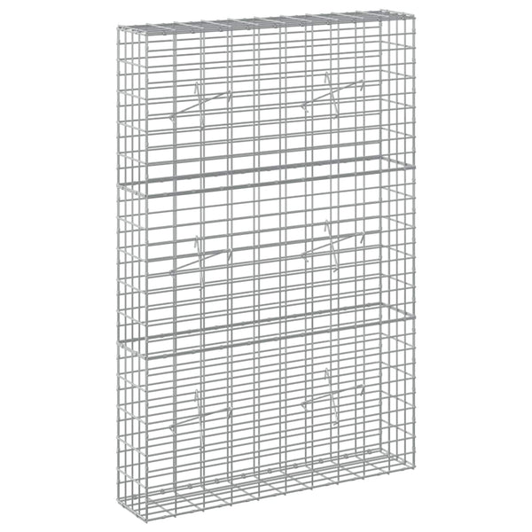 Gabion 3,5 mm Langasta ja 5x10 cm Verkkosta 100x20x150 cm