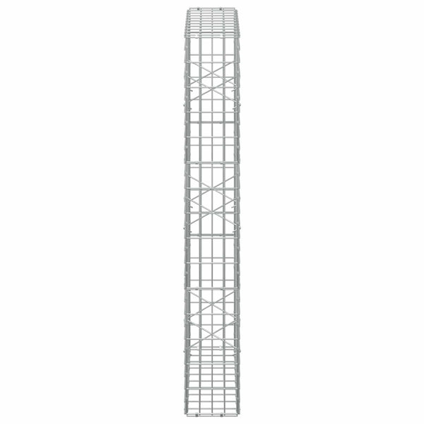 Gabion 3,5 mm Langasta ja 5x10 cm Verkkosta 100x20x150 cm