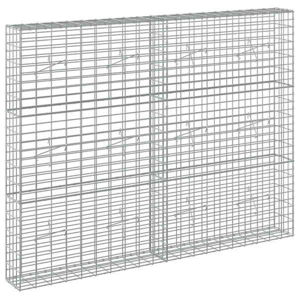 Gabion 3,5 mm Langasta ja 5x10 cm Verkkosta 200x20x150 cm