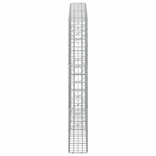 Gabion 3,5 mm Langasta ja 5x10 cm Verkkosta 200x20x150 cm