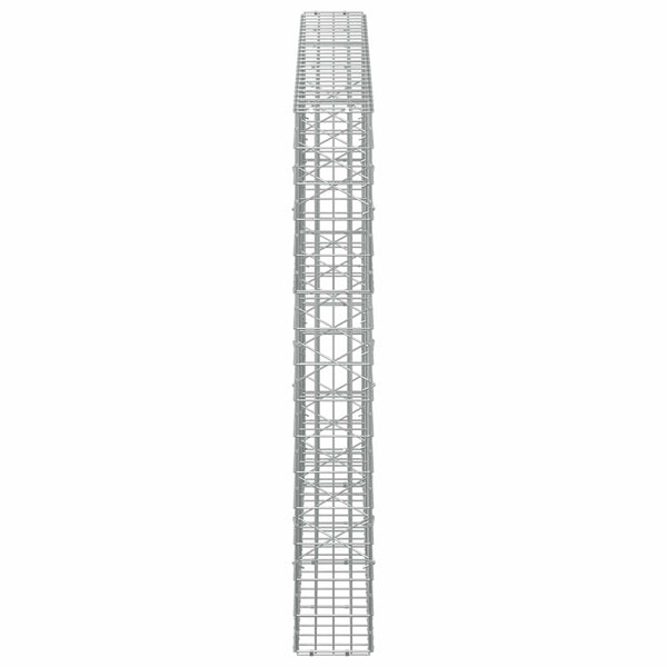 Gabion 3,5 mm Langasta ja 5x10 cm Verkkosta 250x20x150 cm