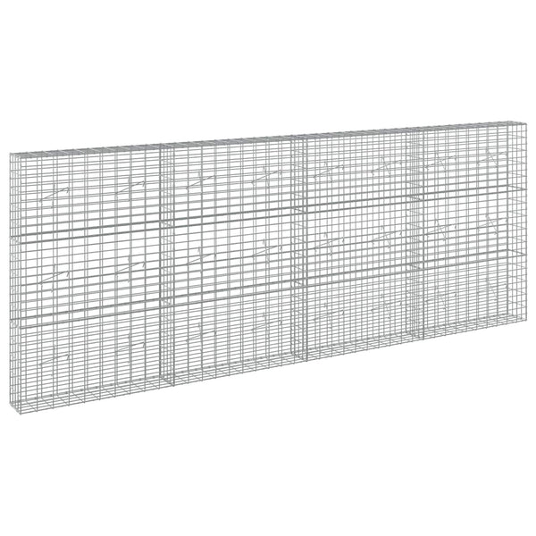 Gabion 3,5 mm Langasta ja 5x10 cm Verkkosta 400x20x150 cm