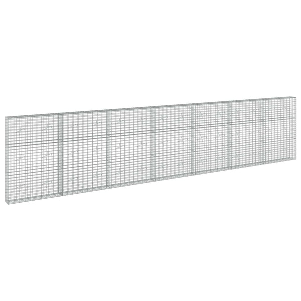 Gabion 3,5 mm Langasta ja 5x10 cm Verkkosta 700x20x150 cm
