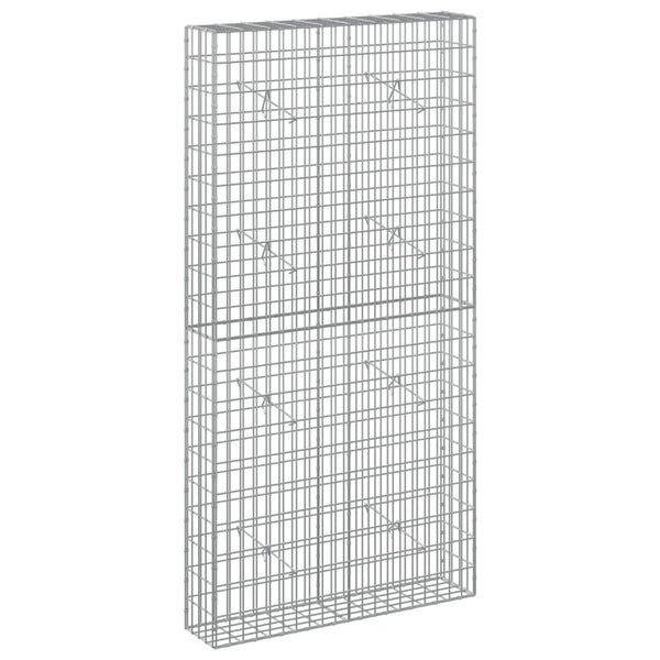 Gabion 3,5 mm Langasta ja 5x10 cm Verkkosta 100x20x200 cm