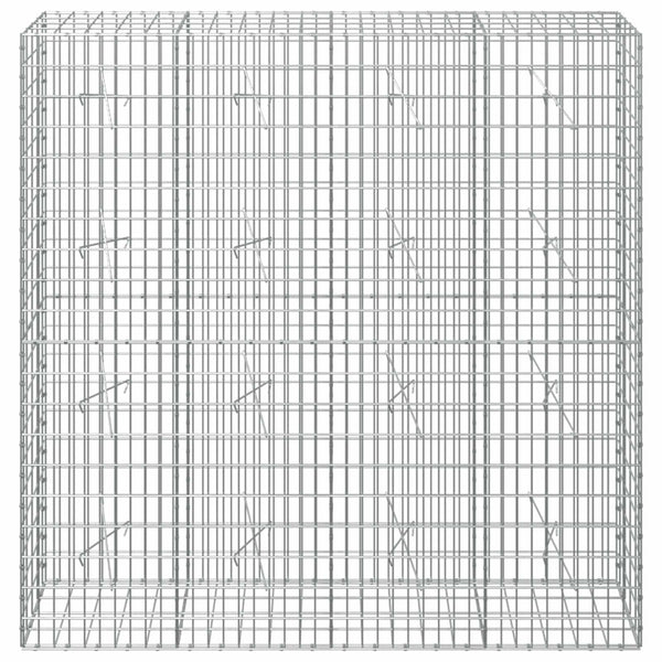 Gabion 3,5 mm Langasta ja 5x10 cm Verkkosta 200x20x200 cm
