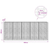 Gabion 3,5 mm Langasta ja 5x10 cm Verkkosta 500x20x200 cm