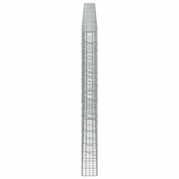 Gabion 3,5 mm Langasta ja 5x10 cm Verkkosta 600x20x200 cm