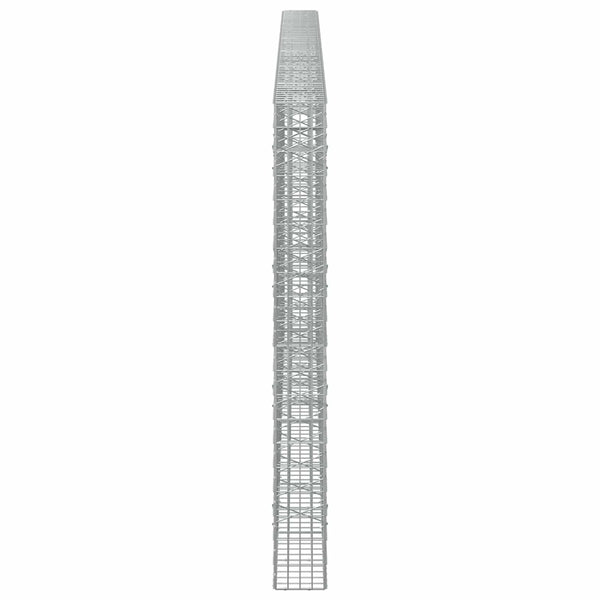 Gabion 3,5 mm Langasta ja 5x10 cm Verkkosta 650x20x200 cm