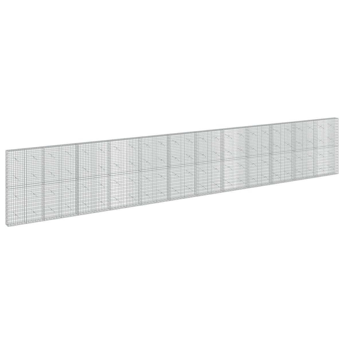 Gabion 3,5 mm Langasta ja 5x10 cm Verkkosta 1200x20x200 cm