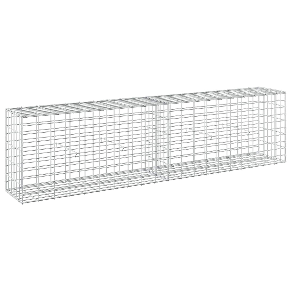Gabion 3,5 mm Langasta ja 5x10 cm Verkkosta 200x30x50 cm