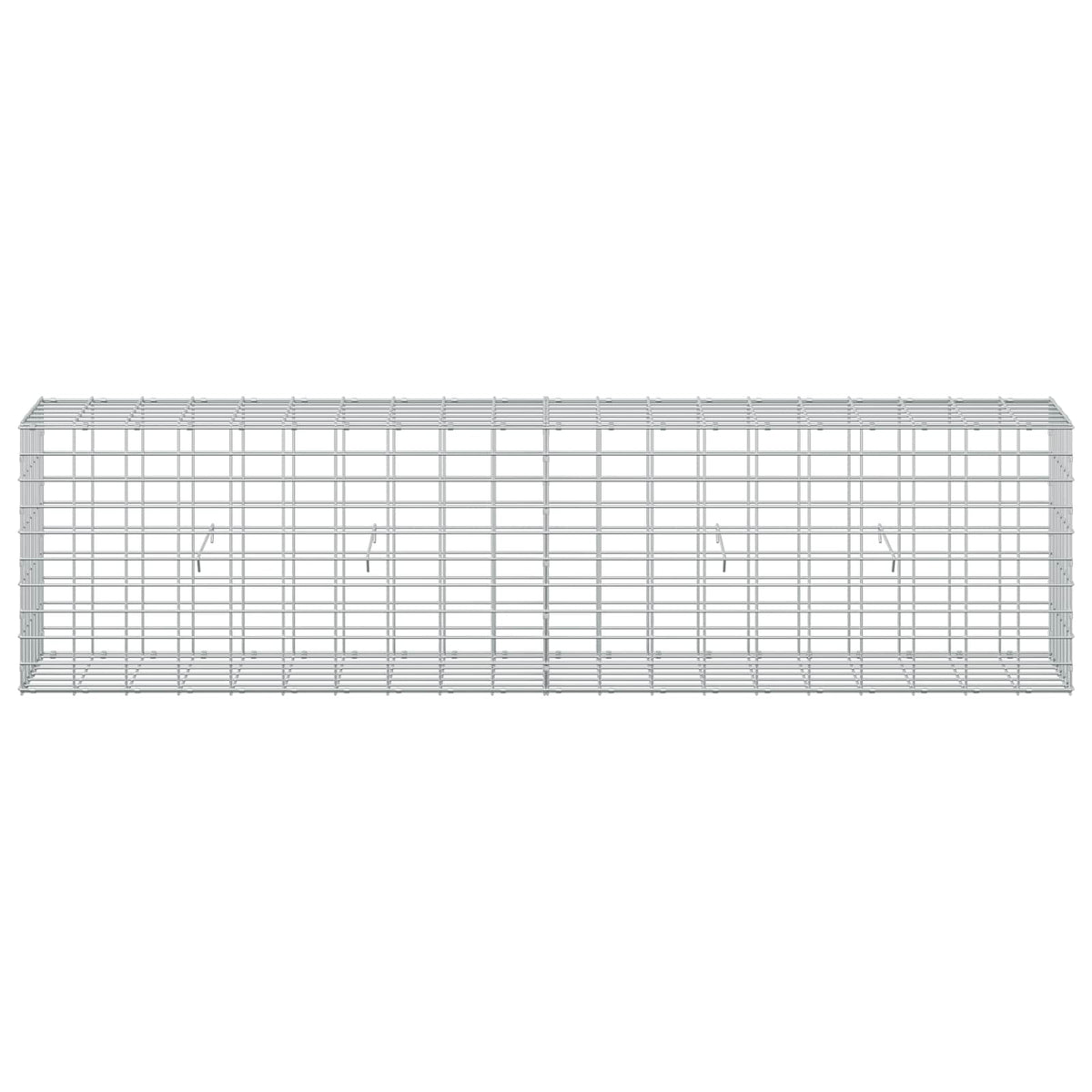 Gabion 3,5 mm Langasta ja 5x10 cm Verkkosta 200x30x50 cm