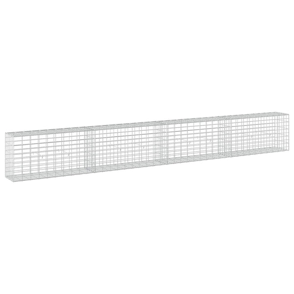 Gabion 3,5 mm Langasta ja 5x10 cm Verkkosta 400x30x50 cm