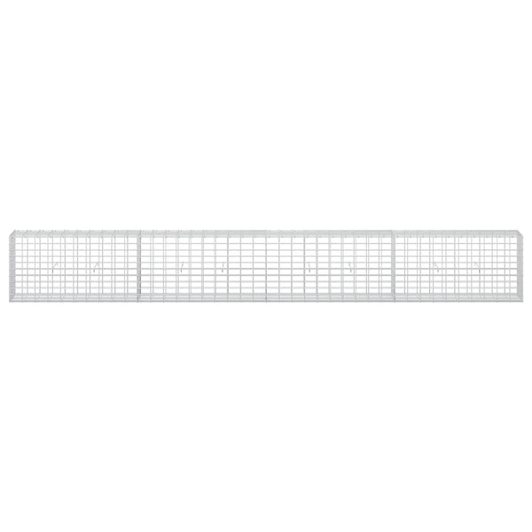 Gabion 3,5 mm Langasta ja 5x10 cm Verkkosta 400x30x50 cm
