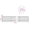 Gabion 3,5 mm Langasta ja 5x10 cm Verkkosta 700x30x50 cm