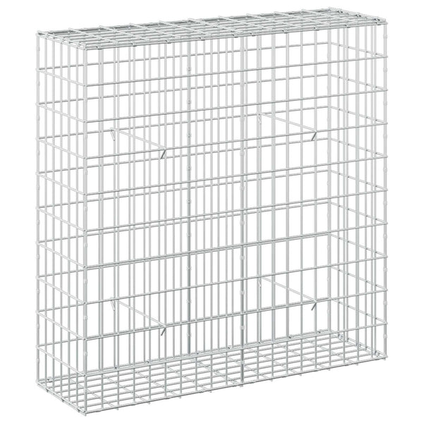 Gabion 3,5 mm Langasta ja 5x10 cm Verkkosta 100x30x100 cm
