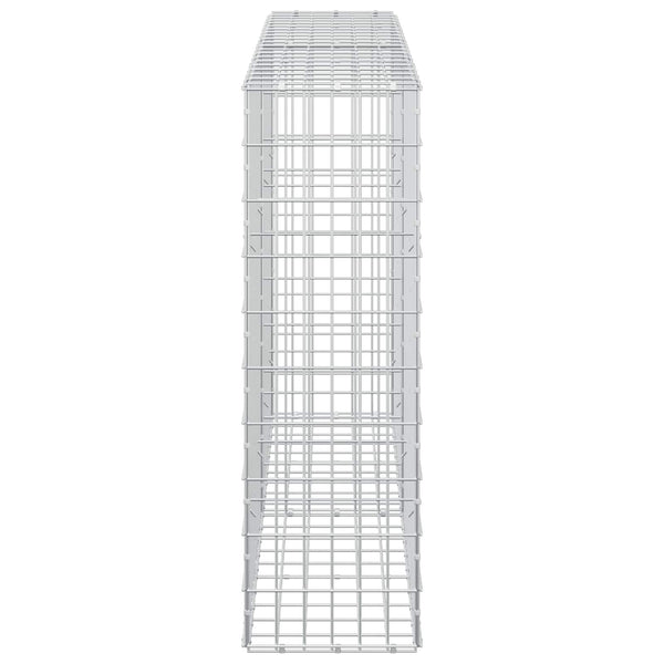 Gabion 3,5 mm Langasta ja 5x10 cm Verkkosta 200x30x100 cm