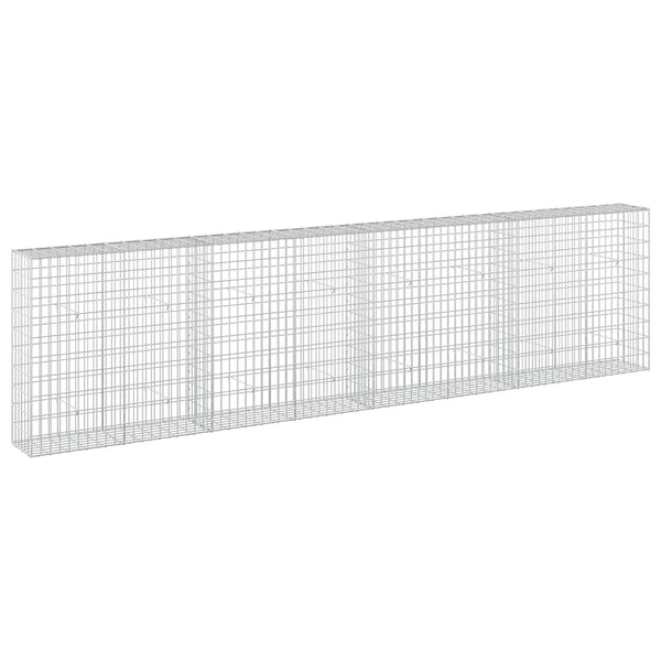 Gabion 3,5 mm Langasta ja 5x10 cm Verkkosta 400x30x100 cm