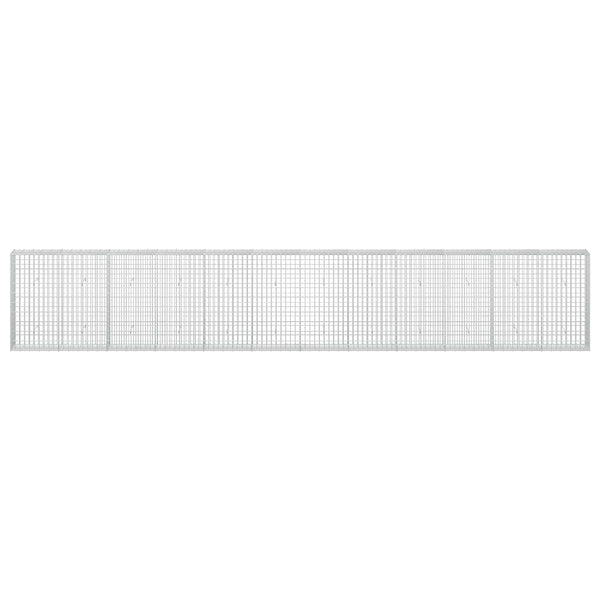 Gabion 3,5 mm Langasta ja 5x10 cm Verkkosta 600x30x100 cm