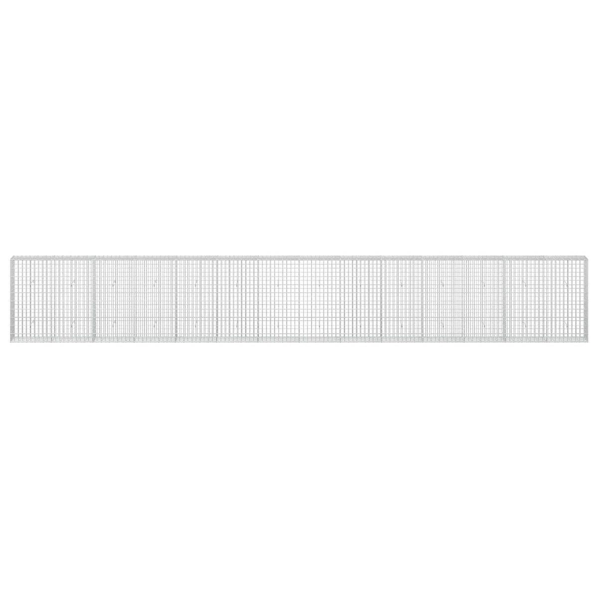 Gabion 3,5 mm Langasta ja 5x10 cm Verkkosta 700x30x100 cm